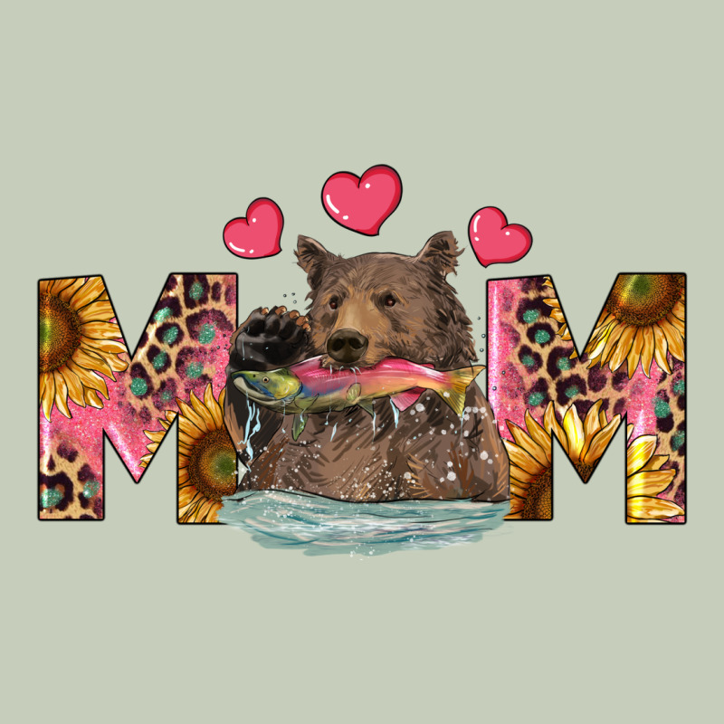 Mom Bear With Sunflowers Long Sleeve Tee by RanaPortraitStore | Teevron