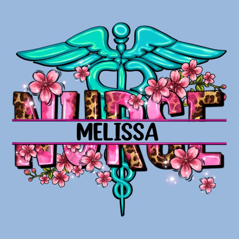 Floral Nurse Custom Name Premium Hoodie by AdoDesignShop | Teevron