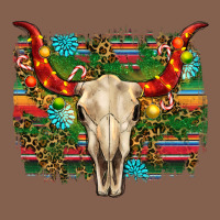 Western Christmas Bull Skull Zipper Hoodie | Teevron
