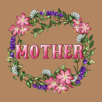 Mother With Floral Wreath Long Sleeve Tee | Teevron