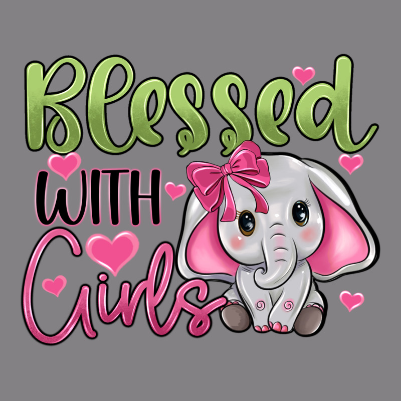 Blessed With Girls Heavyweight Hoodie by JahusDesignShop | Teevron