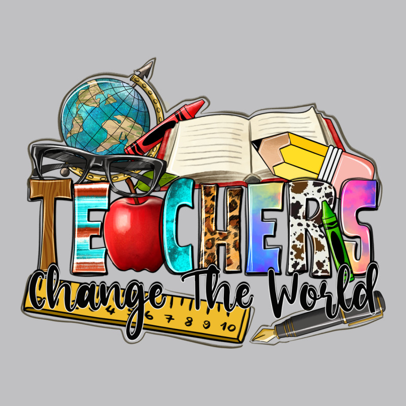 Teachers Change The World Long Sleeve Tee by Zillion Design Studio | Teevron