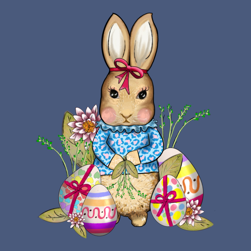 Easter Bunny And Eggs Vintage Hoodie by AdoDesignShop | Teevron