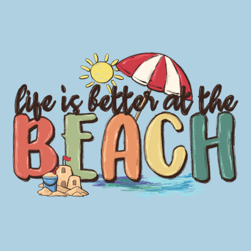 Life Is Better At The Beach Premium Hoodie by MaliasSmallBusiness | Teevron