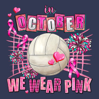 In October We Wear Pink Volleyball Heavyweight Hoodie | Teevron
