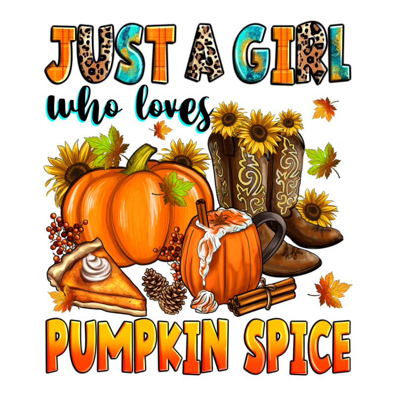Just A Girl Who Loves Pumpkin Spice Zipper Hoodie by Zillion Design Studio | Teevron