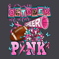 In October We Wear Cheer Pink Football Heavyweight Hoodie | Teevron
