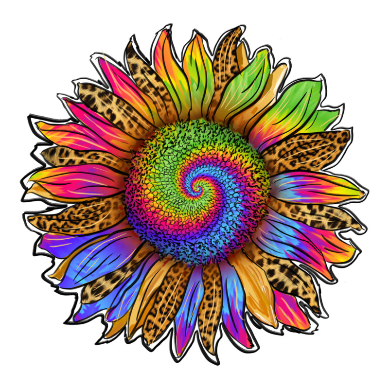Tie Dye Sunflower Classic Tee by RanaPortraitStore | Teevron