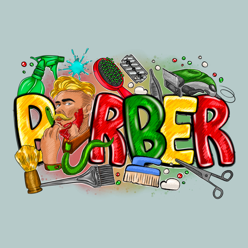 Barber Heavy Core Tee by CowhideDigitalArt | Teevron