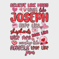 Believe Like Mary Trust Like Joseph Valentine S Da Urban Hoodie | Teevron