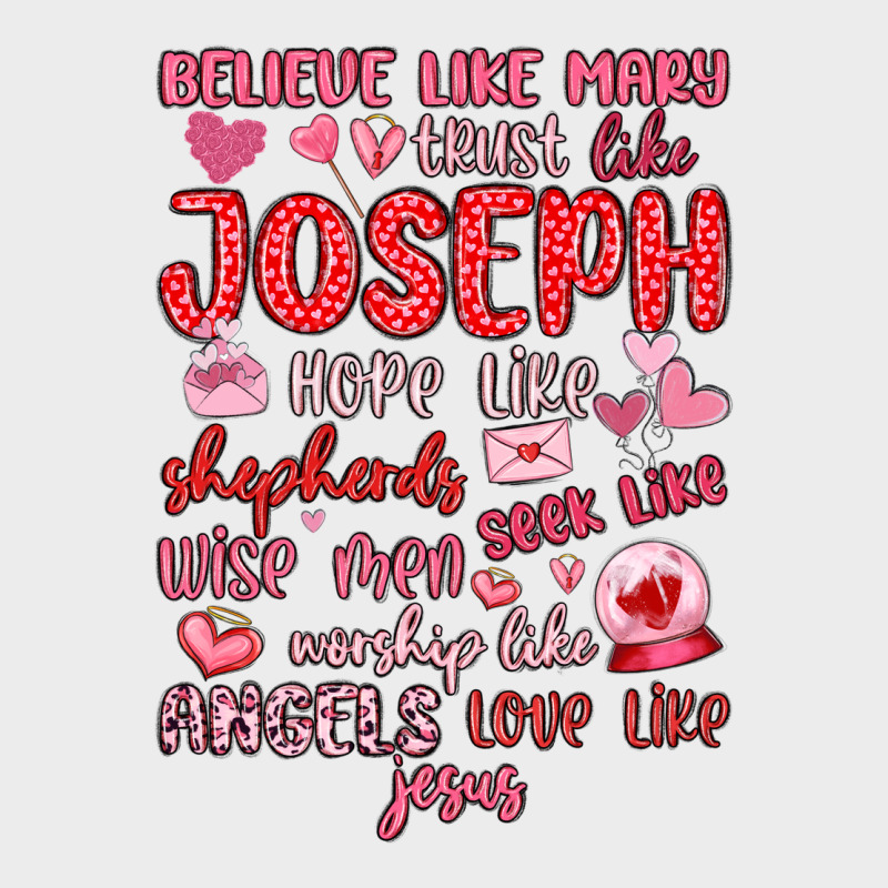 Believe Like Mary Trust Like Joseph Valentine S Da Urban Hoodie by MaliasSmallBusiness | Teevron