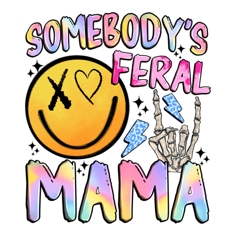 Somebody's Feral Mama Heavyweight Hoodie by JahusDesignShop | Teevron