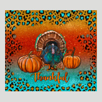 Thankful With Turkey And Pumpkins Zipper Hoodie | Teevron