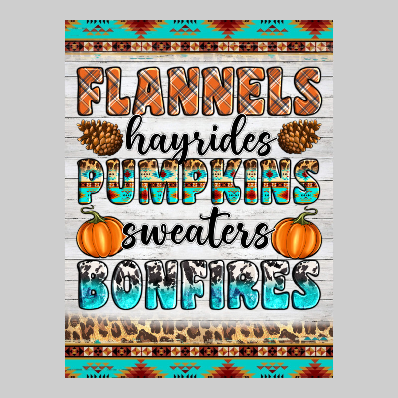 Flannels Hayrides Pumpkins Sweaters Bonfires Premium Sweatshirt by Artiststas | Teevron