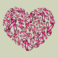 Breast Cancer Ribbon Heart Heavyweight Hoodie | Teevron