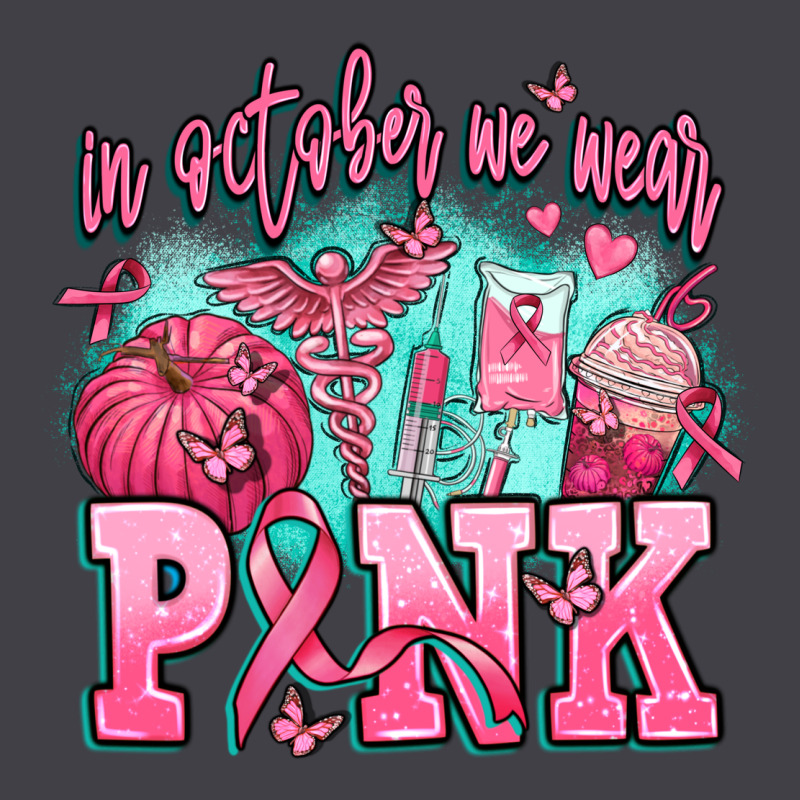 In October We Wear Pink Heavyweight Hoodie by AdoDesignShop | Teevron