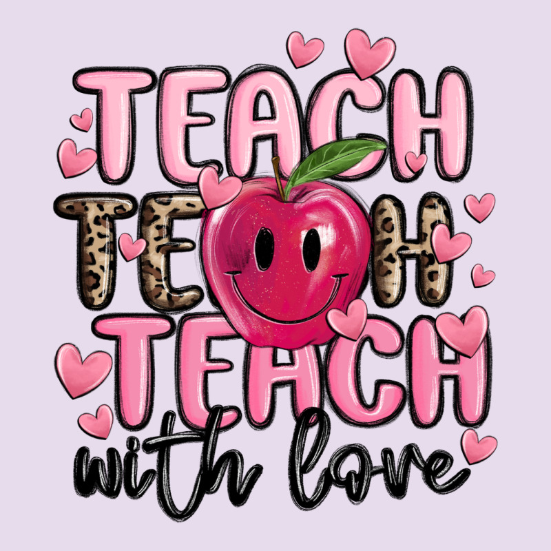 Teach Teach Teach With Love Premium Hoodie by MaliasSmallBusiness | Teevron