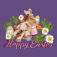 Easter Bunny With Carrots And Daisy Vintage Hoodie | Teevron