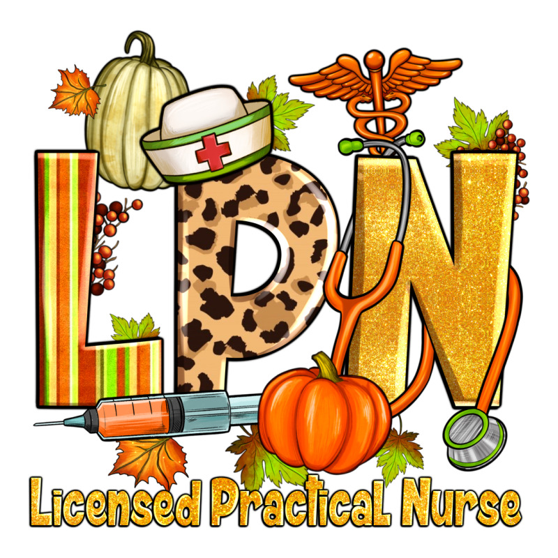 Fall Lpn Licensed Practical Nurse Zipper Hoodie by Zillion Design Studio | Teevron