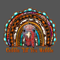 Gobble Till You Wobble Thanksgiving Rainbow Zipper Hoodie | Teevron