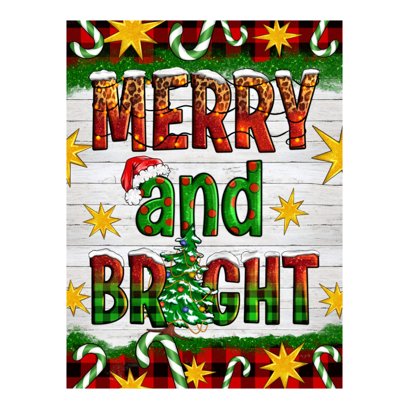 Merry And Bright Premium Sweatshirt by Artiststas | Teevron