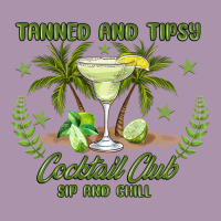 Tanned And Tipsy Cocktail Club Sip And Chill Heavyweight Hoodie | Teevron