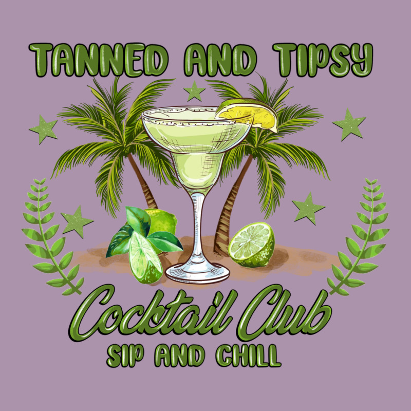 Tanned And Tipsy Cocktail Club Sip And Chill Heavyweight Hoodie by JahusDesignShop | Teevron
