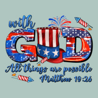 With God All Things Are Possible Usa Premium Sweatshirt | Teevron