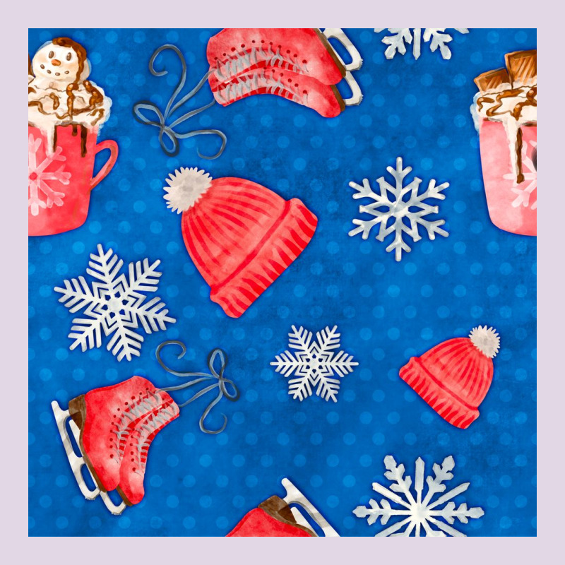 Winter  Snowflakes Hot Cocoa Ice Skating Shoes Classic Tee by FaDigitalArtStudio | Teevron