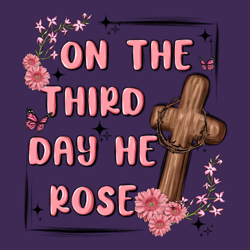 On The Third Day  He Rose Premium Hoodie by MaliasSmallBusiness | Teevron
