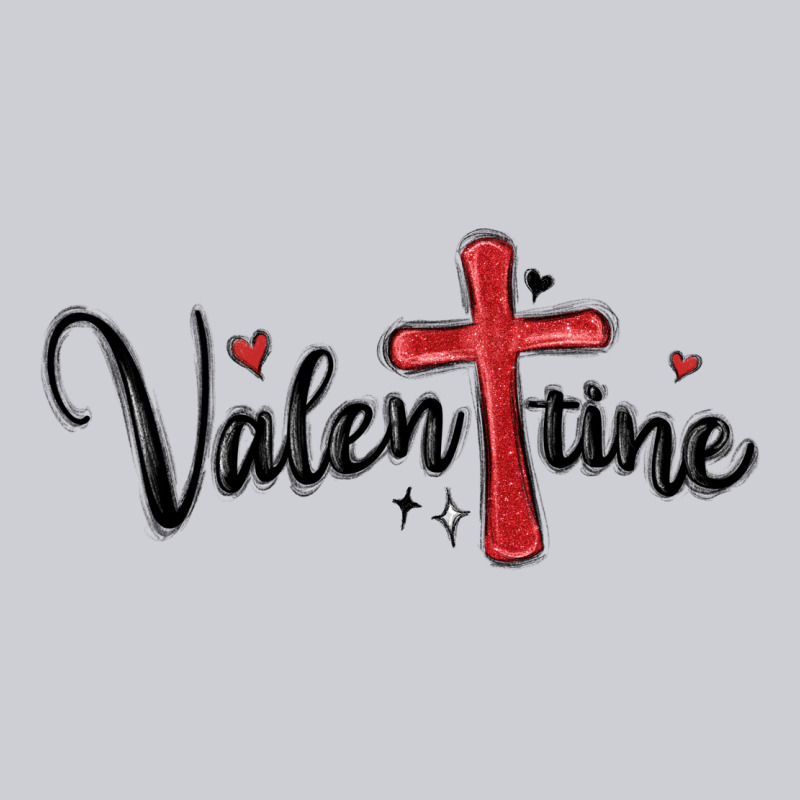 Valentine Cross Glitter Urban Hoodie by MaliasSmallBusiness | Teevron