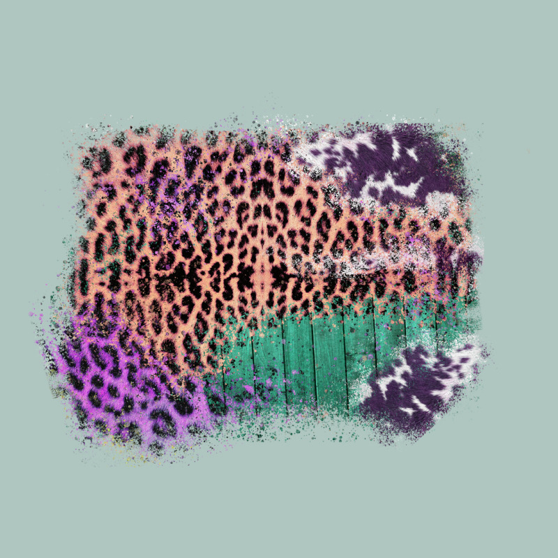 Leopard, Cowhide, Wood Pattern Frame Premium Sweatshirt by Bettercallsaul | Teevron