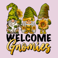 Welcome Gnomies Sunflowers Ladies Tee | Teevron
