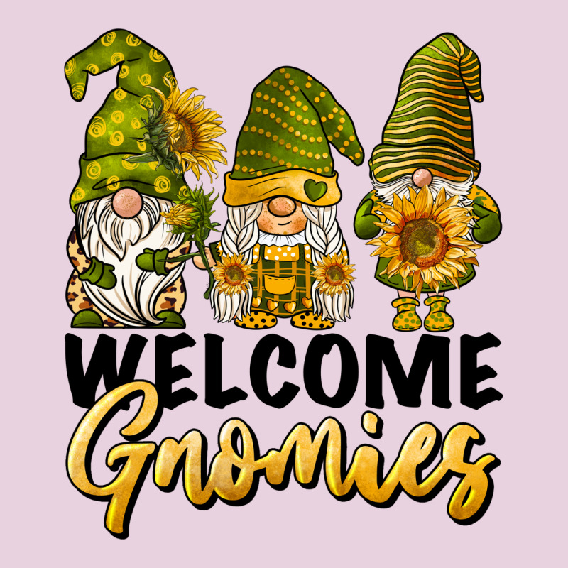 Welcome Gnomies Sunflowers Ladies Tee by BarkalooDesign | Teevron