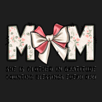 Mom She Is Clothed In Gratitude Counting Blessings Heavyweight Hoodie | Teevron