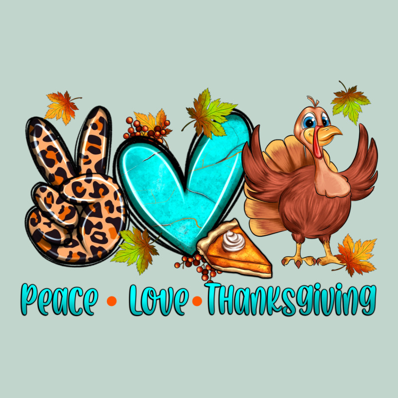 Peace Love Thanksgiving Zipper Hoodie by Zillion Design Studio | Teevron