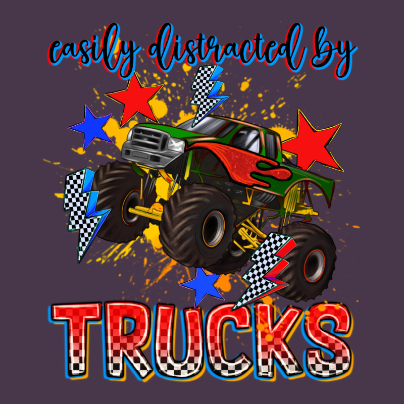 Easily Distracted By Trucks Heavyweight Hoodie by AdoDesignShop | Teevron