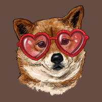 Shiba Inu With Love Glasses Long Sleeve Tee | Teevron