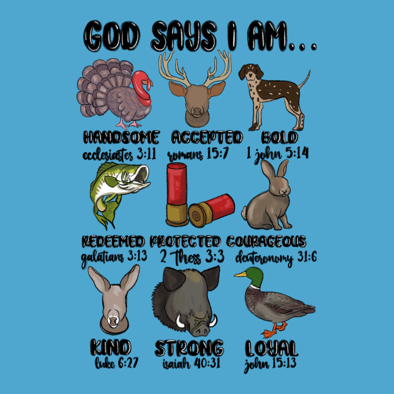 God Says I Am Hunting Premium Hoodie by MaliasSmallBusiness | Teevron