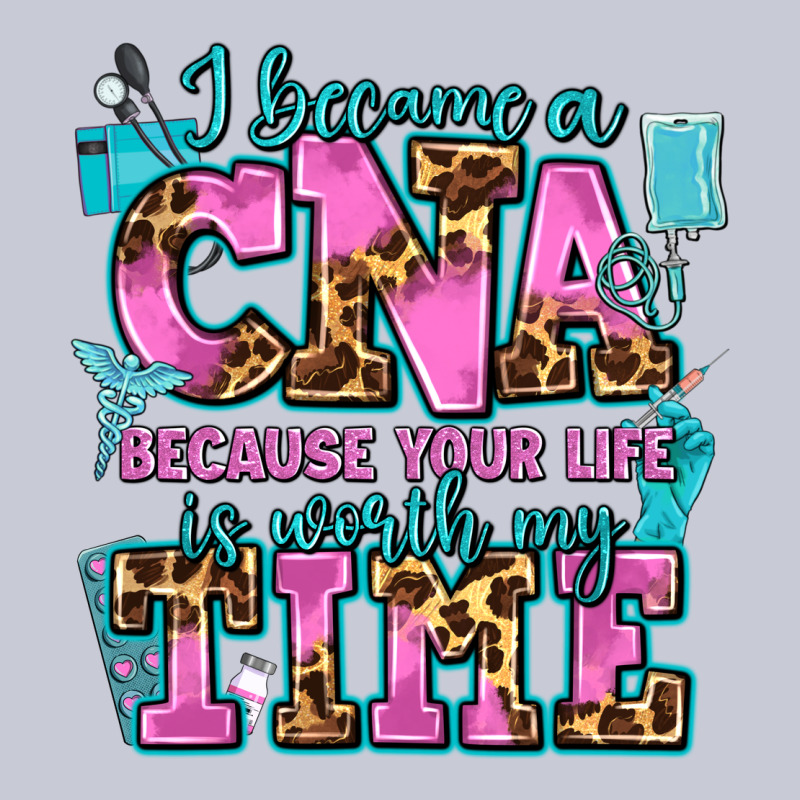 I Became A Cna Because Your Life Is Worth My Time Heavyweight Hoodie by AdoDesignShop | Teevron