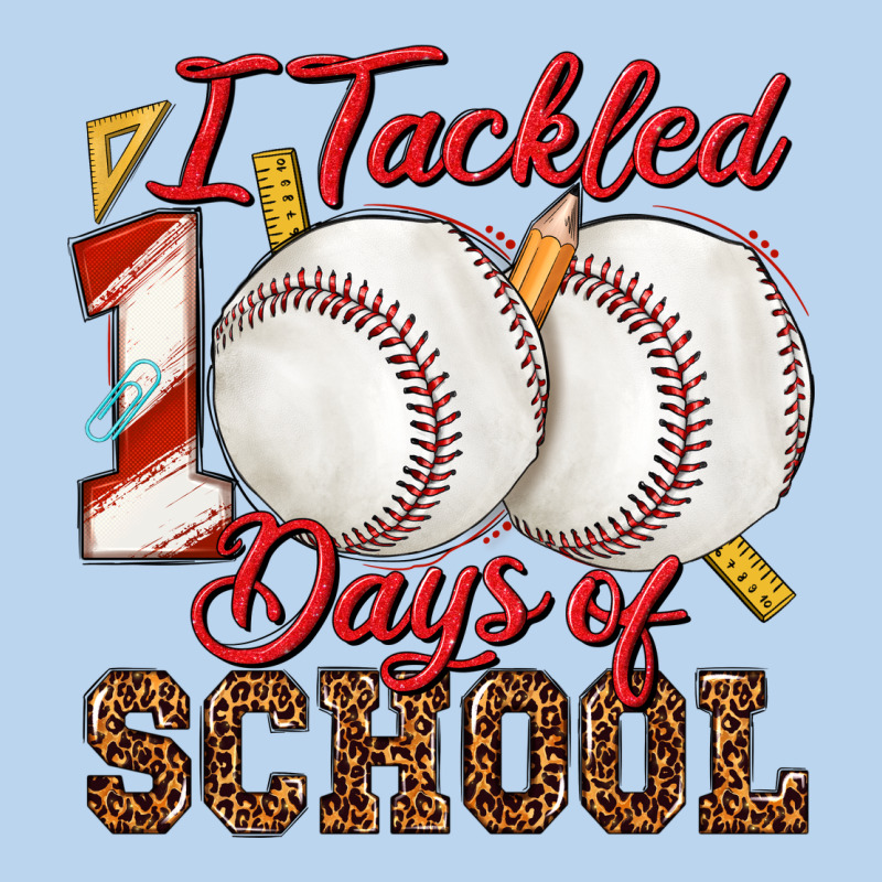 I Tackled 100days Of School Baseball Classic Tee by texasbilliewilder | Teevron