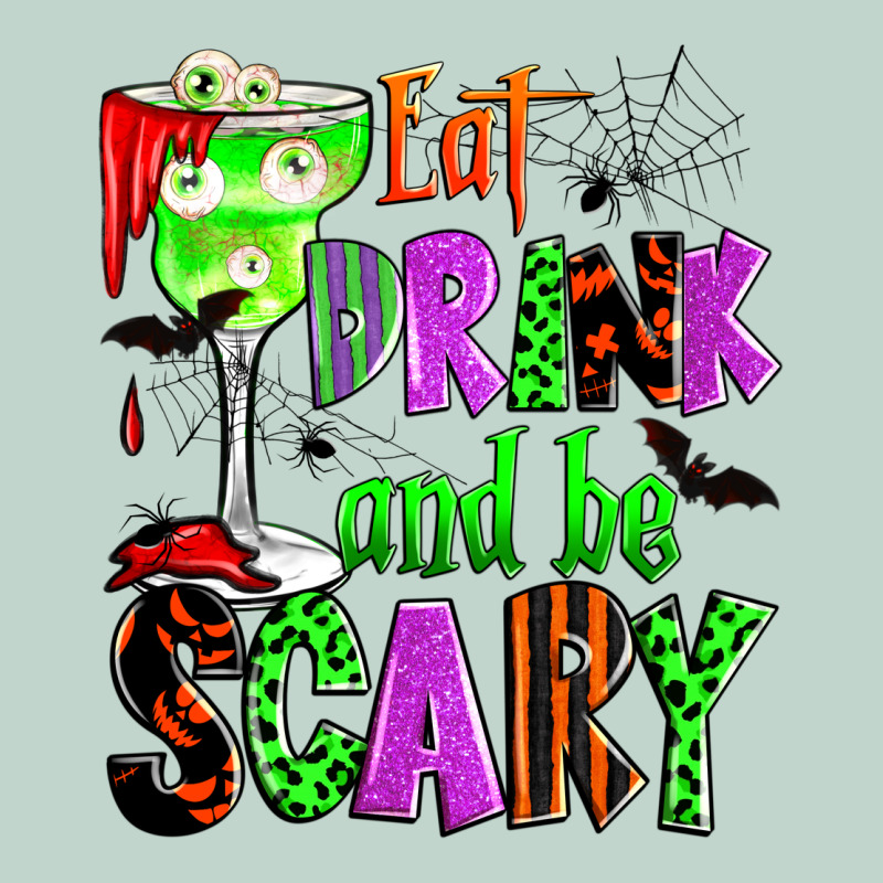 Eat Drink And Be Scary Zipper Hoodie by Zillion Design Studio | Teevron