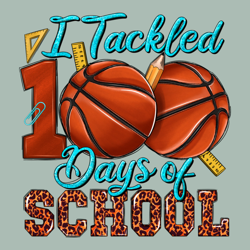 I Tackled 100days Of School Basketball Classic Tee by texasbilliewilder | Teevron