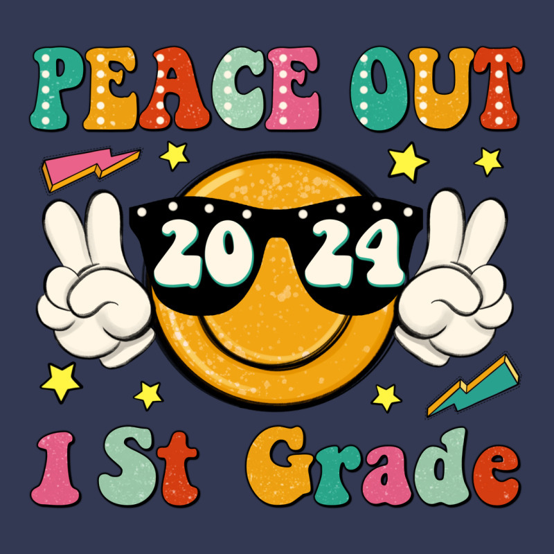 Peace Out 2024 1st Grade Heavyweight Hoodie by JahusDesignShop | Teevron