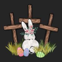 Floral Watercolor Easter Bunny Cross Premium Hoodie | Teevron