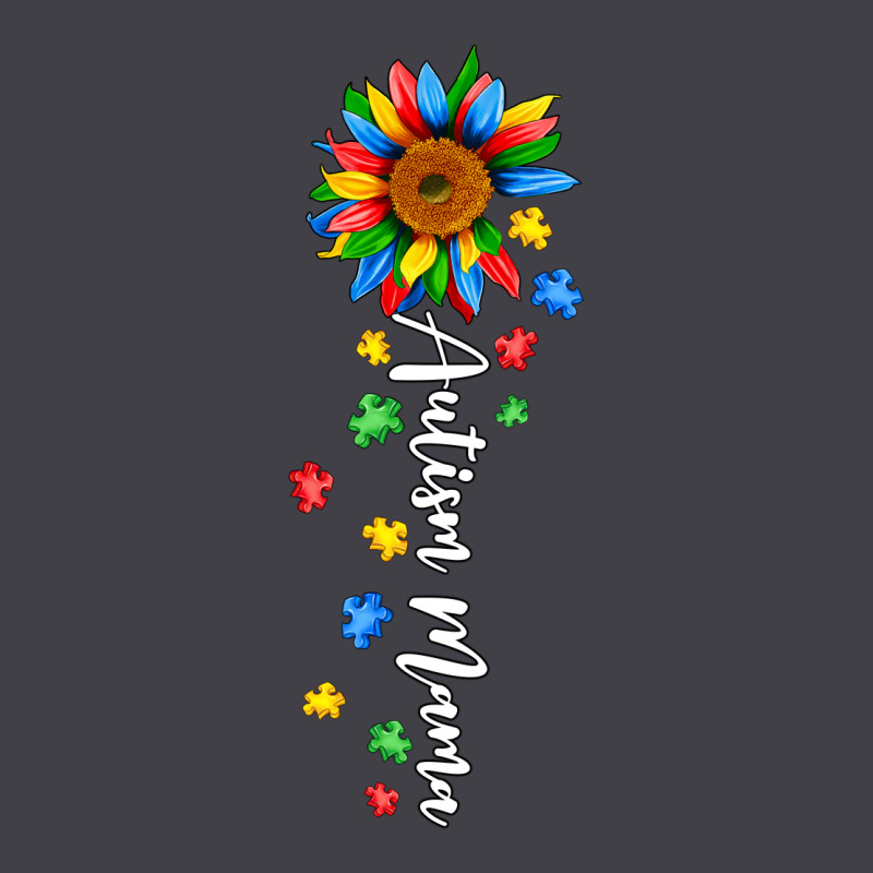 Autism Mama Sunflower White Heavyweight Hoodie by JahusDesignShop | Teevron