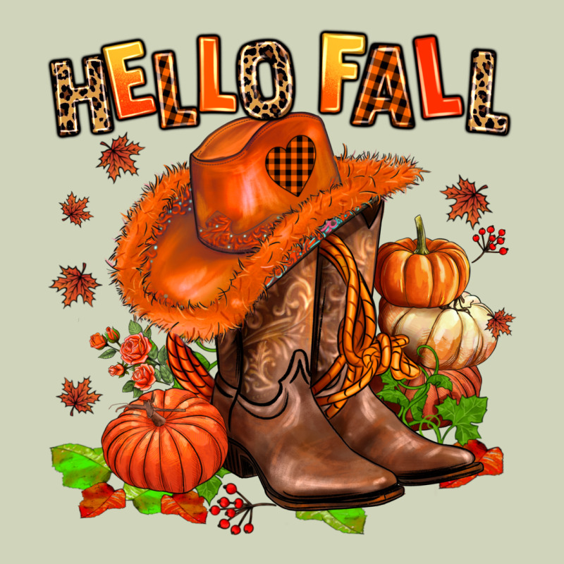 Hello Fall Pumpkins  Cowgirl  And Roses Heavyweight Hoodie by AdoDesignShop | Teevron