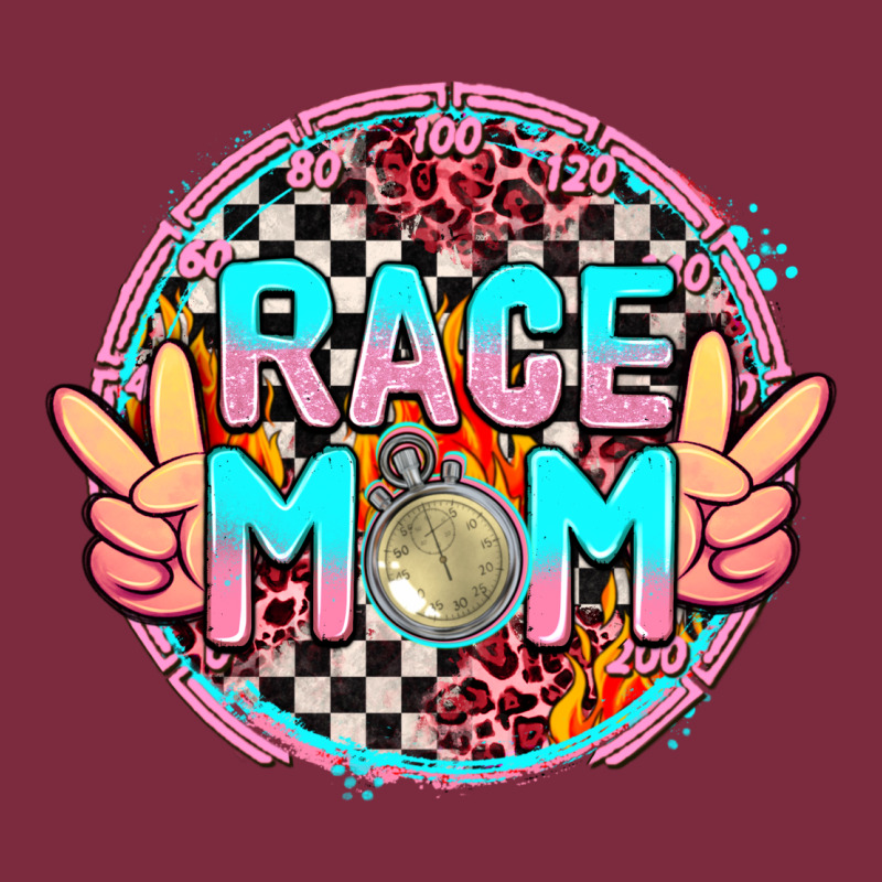 Race Mom With Leopard And Peace Hand Premium Hoodie by AdoDesignShop | Teevron