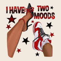 I Have Two Moods Black And Red Sneakers Afro Girl Zipper Hoodie | Teevron