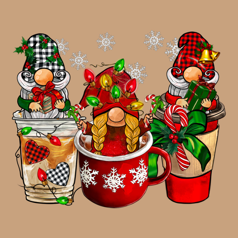 Christmas Coffee Gnome Vintage Tee by BarkalooDesign | Teevron